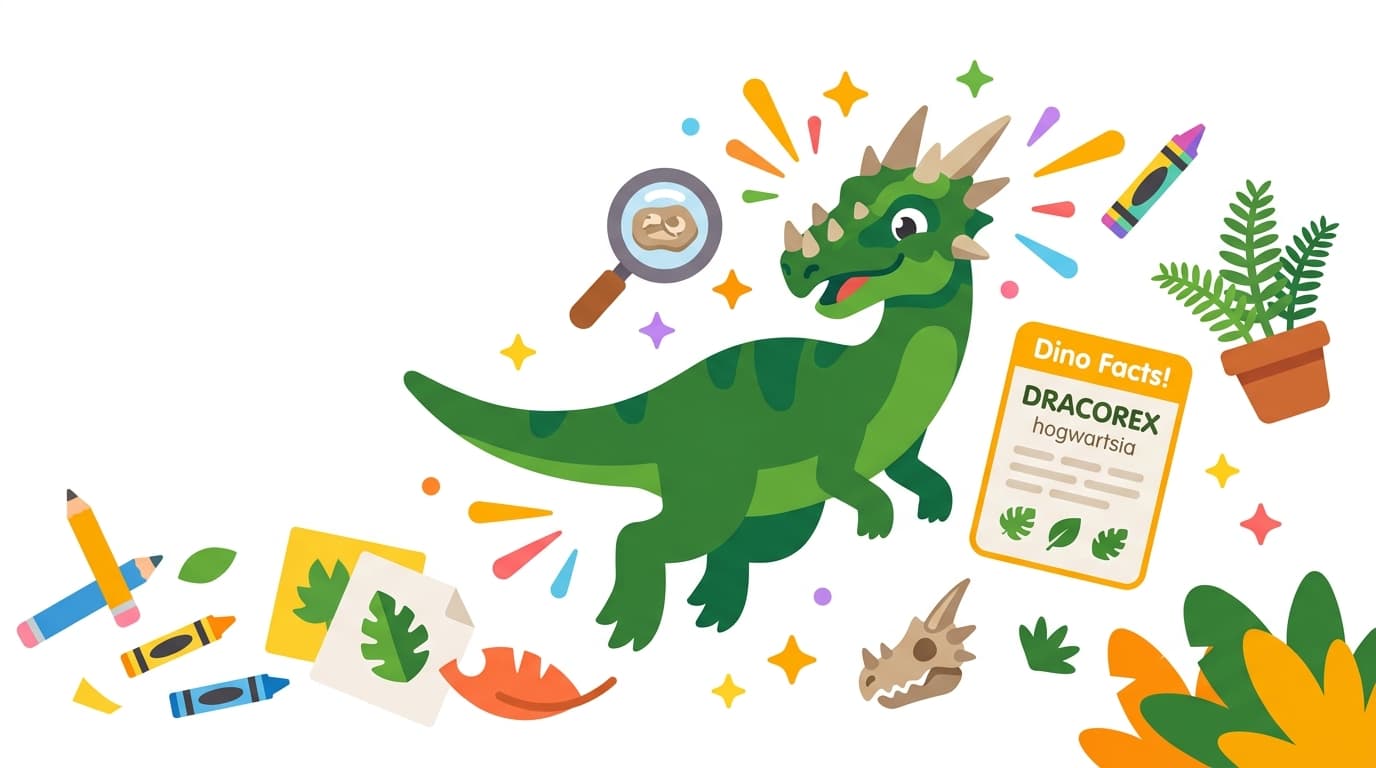 Free Dracorex Facts & Coloring Pages for Kids