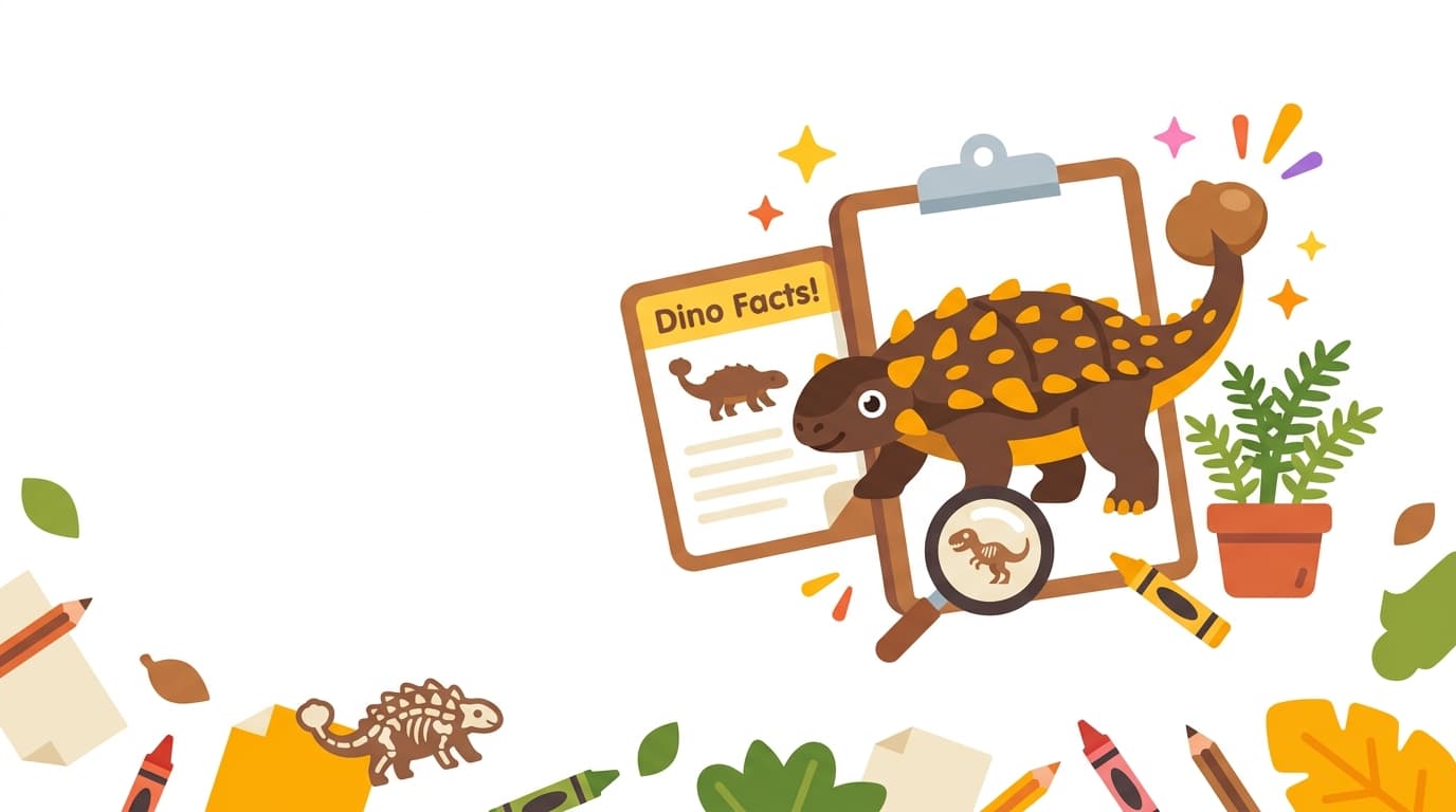 Free Euoplocephalus Facts & Coloring Pages for Kids