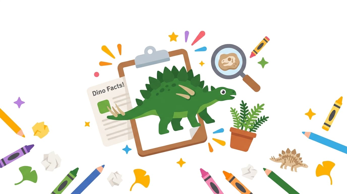 Free Huayangosaurus Facts & Coloring Pages for Kids