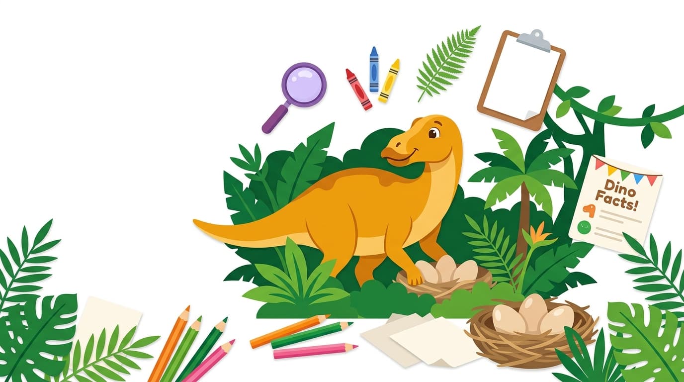 Free Maiasaura Facts & Coloring Pages for Kids