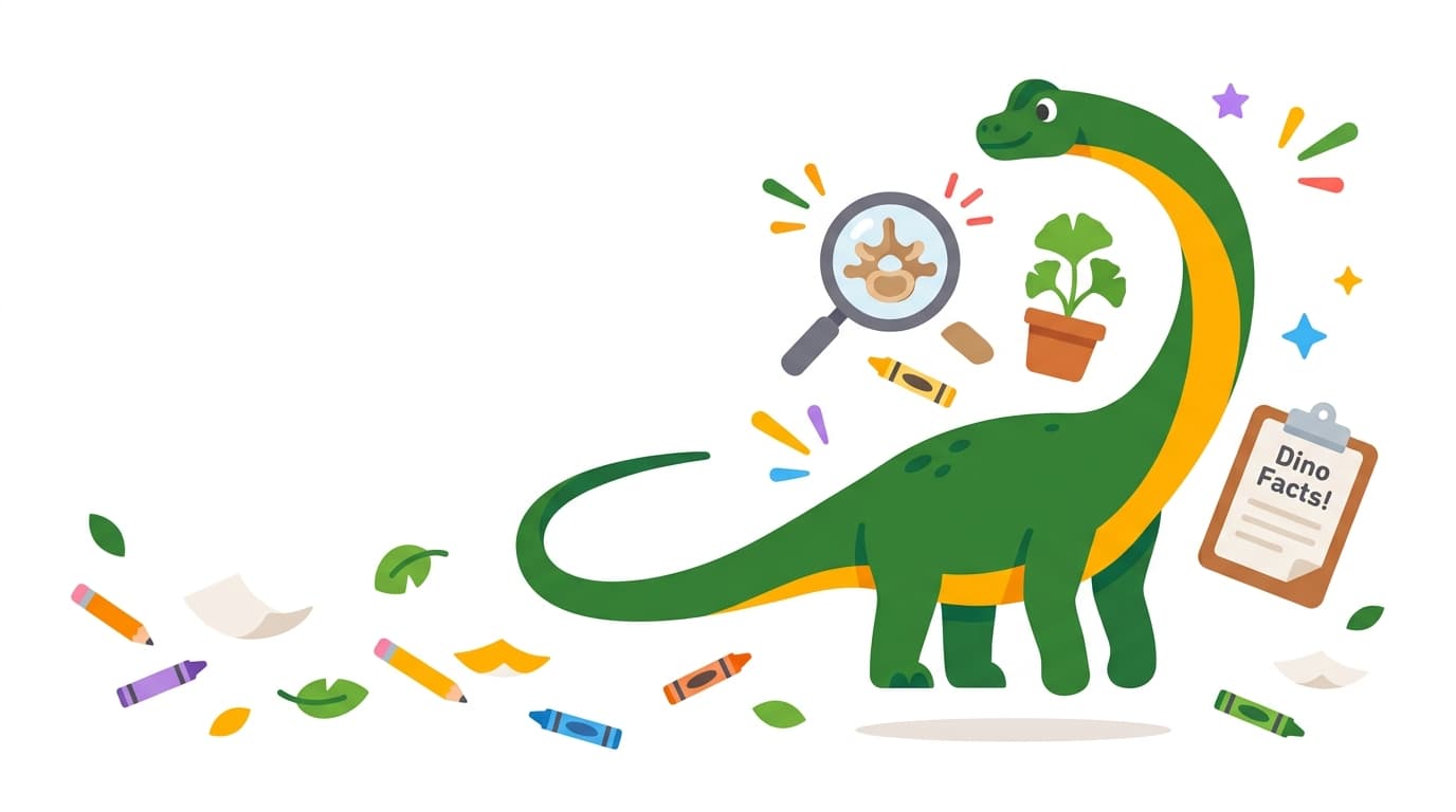 Free Mamenchisaurus Facts & Coloring Pages for Kids
