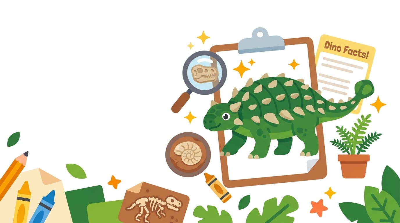 Free Nodosaurus Facts & Coloring Pages for Kids