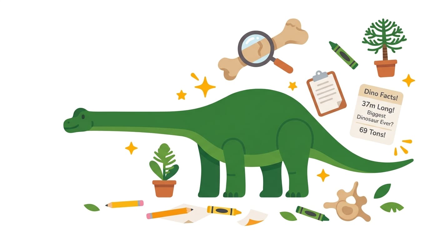 Free Patagotitan Facts & Coloring Pages for Kids