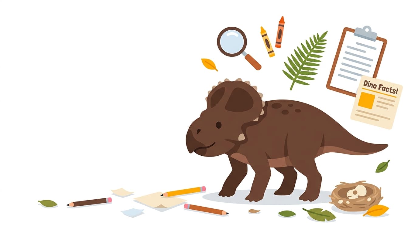Free Protoceratops Facts & Coloring Pages for Kids