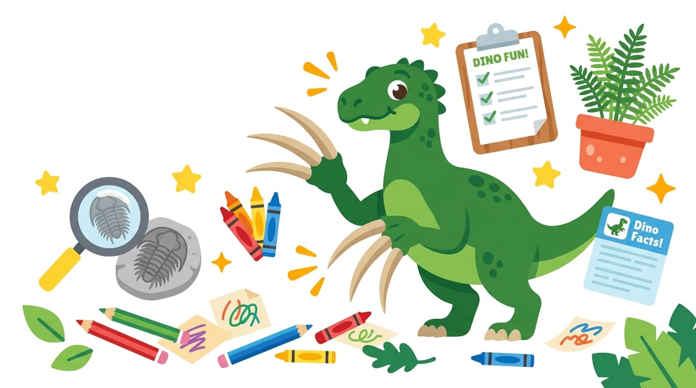 Free Therizinosaurus Facts & Coloring Pages for Kids