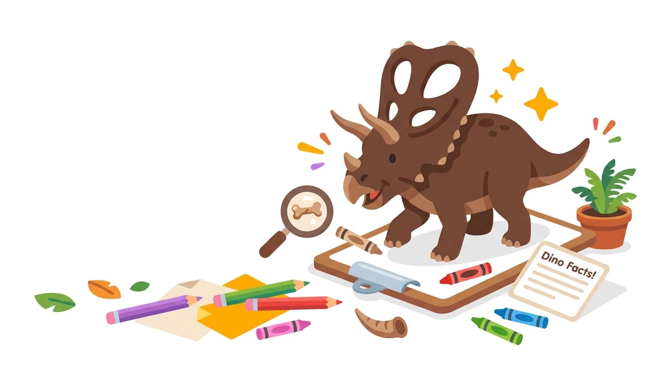 Free Torosaurus Facts & Coloring Pages for Kids