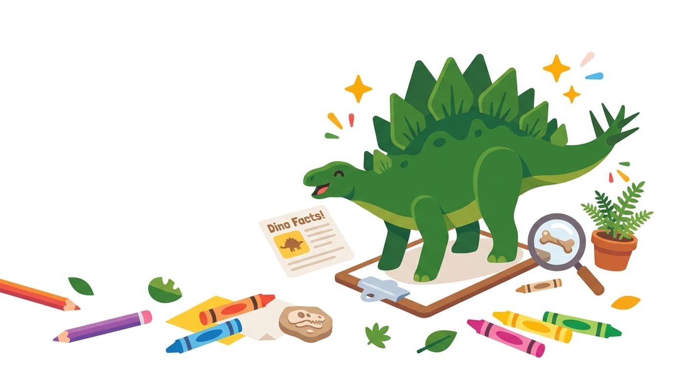 Free Tuojiangosaurus Facts & Coloring Pages for Kids