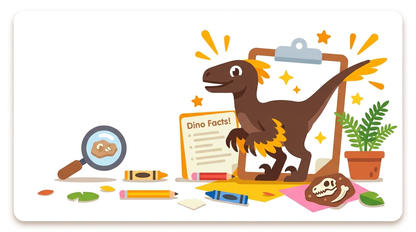 Free Velociraptor Facts & Coloring Pages for Kids