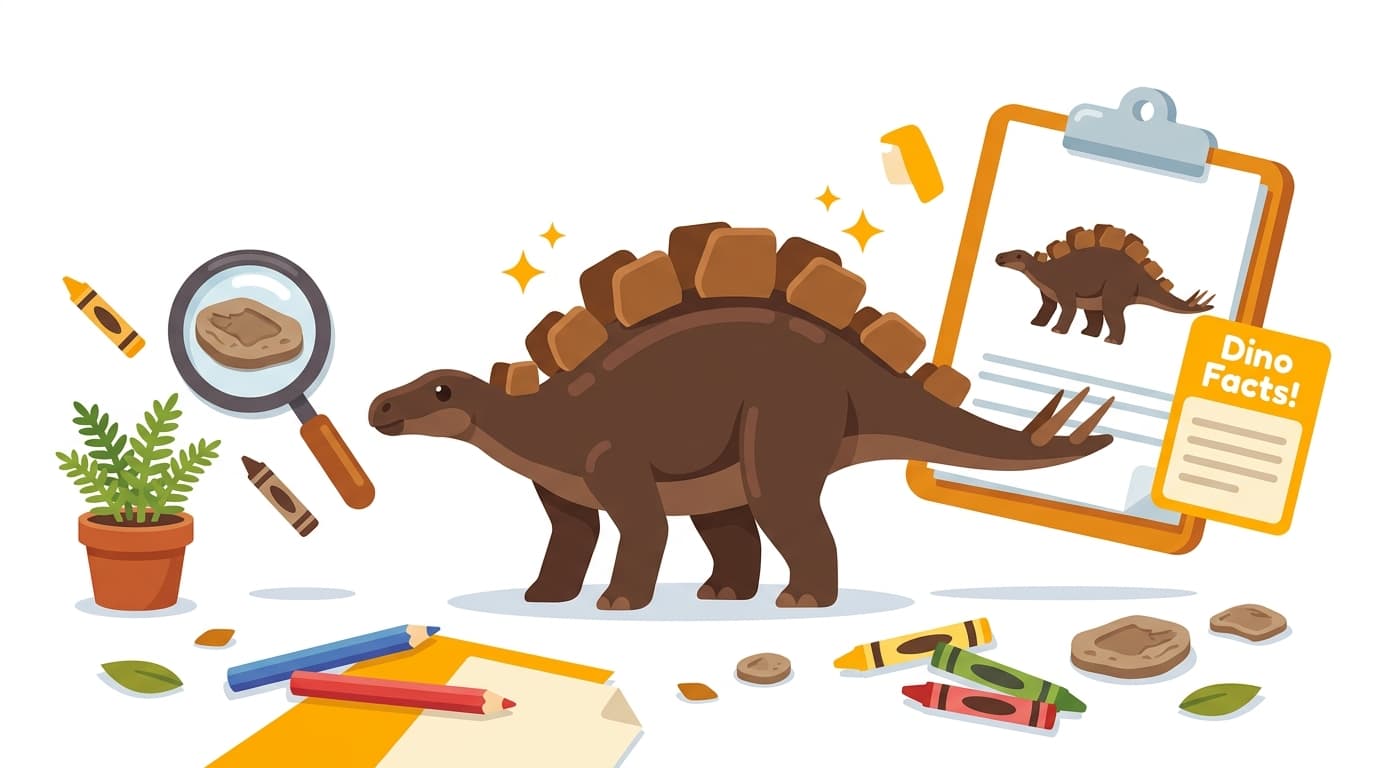 Free Wuerhosaurus Facts & Coloring Pages for Kids