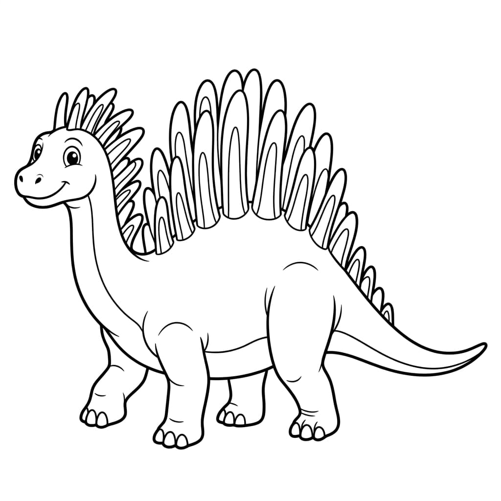 Free Printable Free Amargasaurus Facts & Coloring Pages for Kids PDF - High Resolution Sheet 1