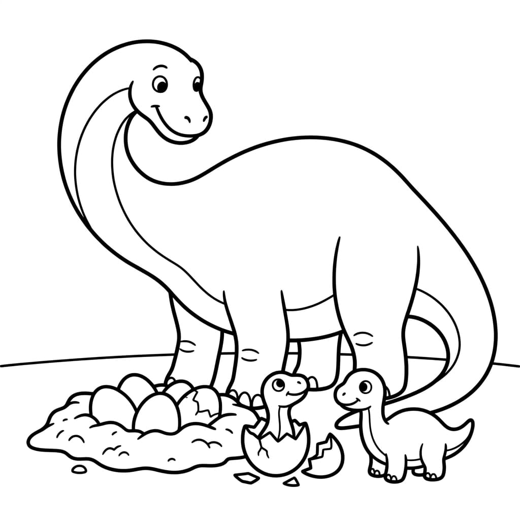 Free Printable Free Argentinosaurus Facts & Coloring Pages for Kids PDF - High Resolution Sheet 4