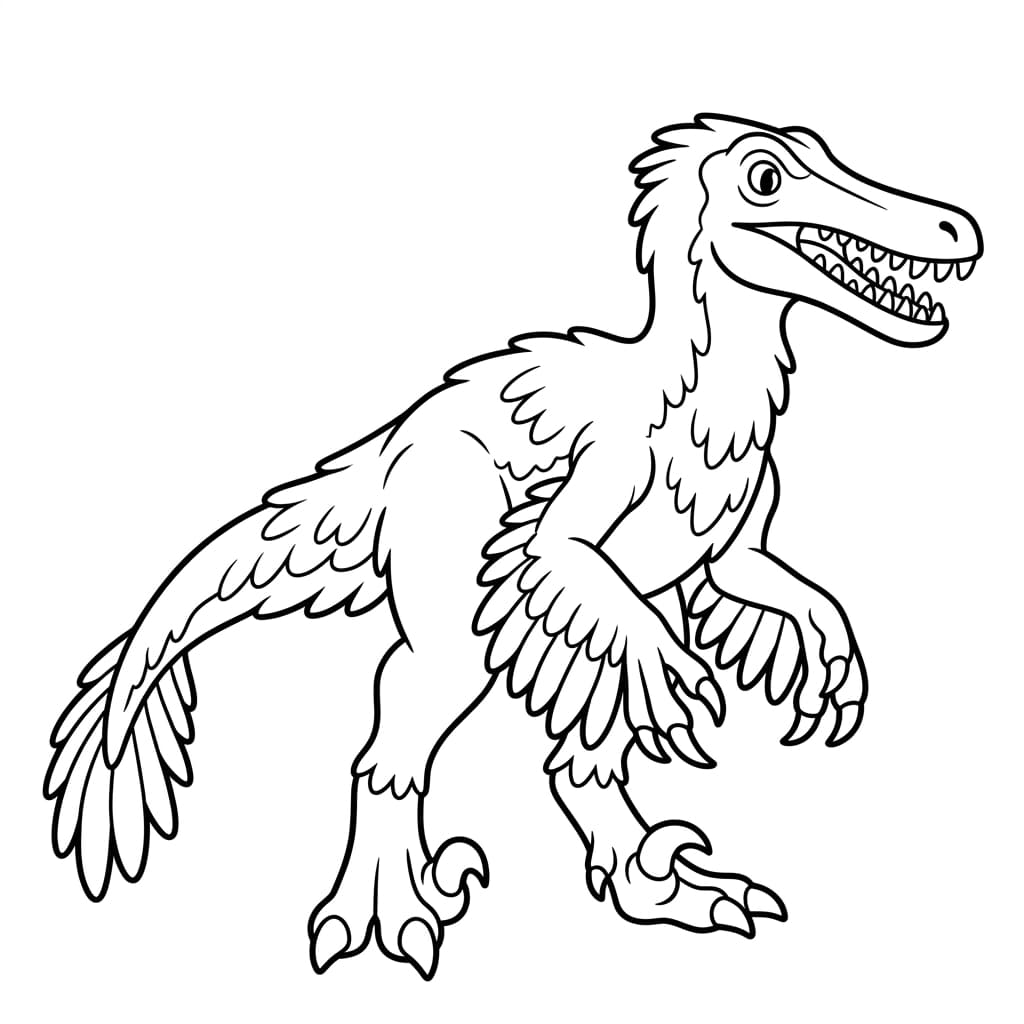 Free Printable Free Austroraptor Facts & Coloring Pages for Kids PDF - High Resolution Sheet 1
