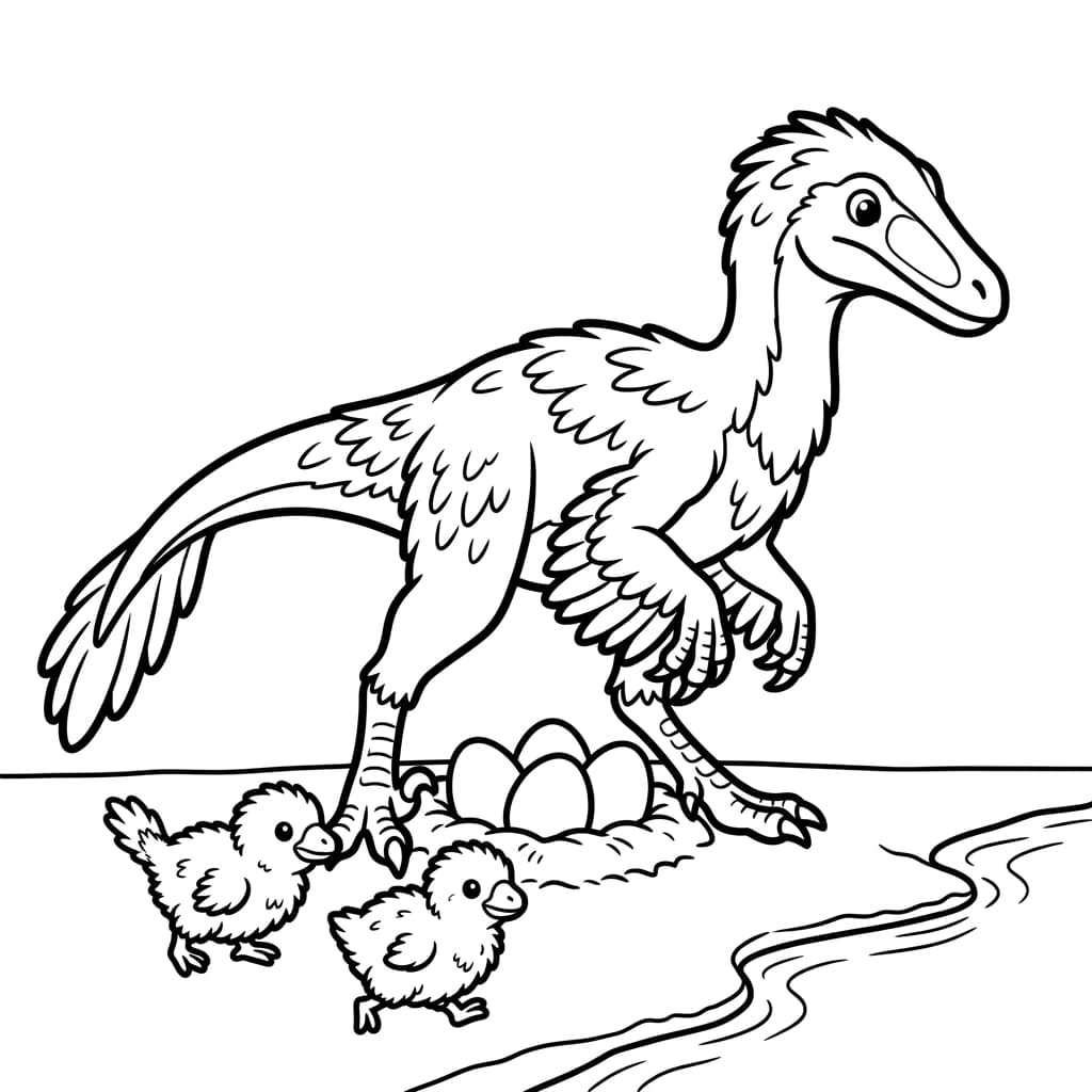 Free Printable Free Austroraptor Facts & Coloring Pages for Kids PDF - High Resolution Sheet 4