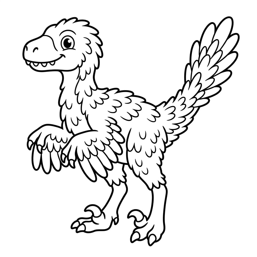 Free Printable Free Bambiraptor Facts & Coloring Pages for Kids PDF - High Resolution Sheet 1