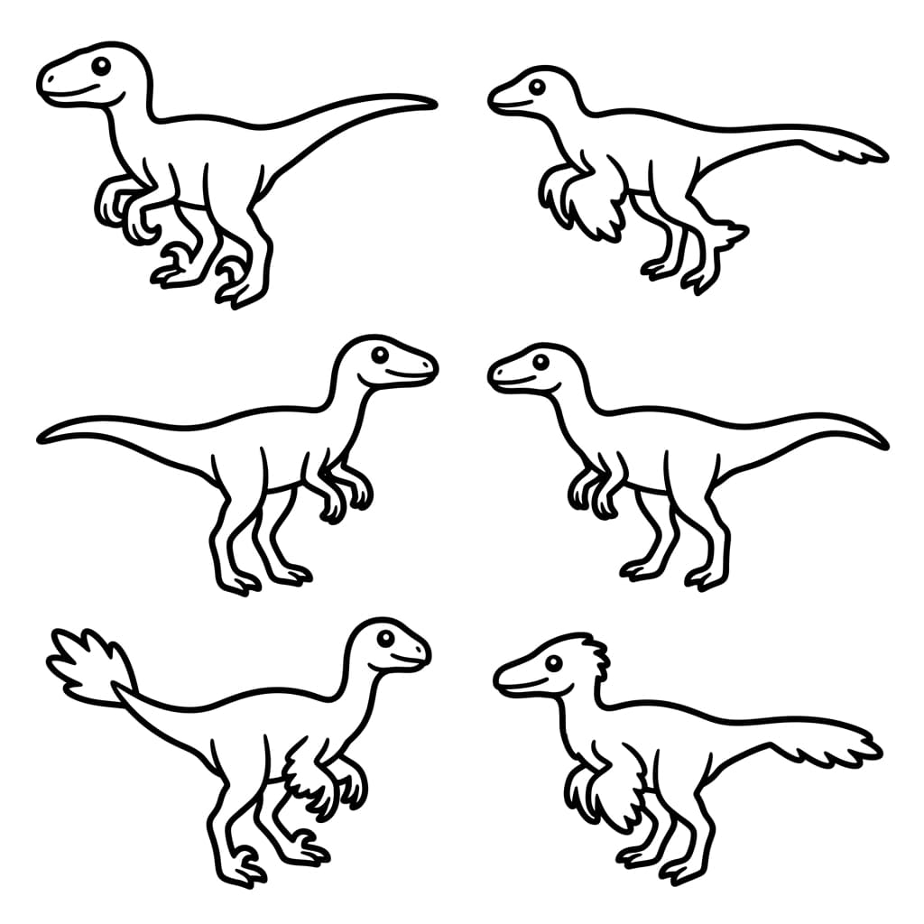 Free Printable Free Bambiraptor Facts & Coloring Pages for Kids PDF - High Resolution Sheet 3
