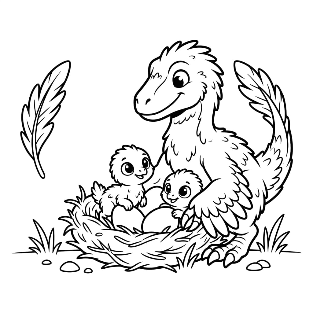 Free Printable Free Bambiraptor Facts & Coloring Pages for Kids PDF - High Resolution Sheet 4