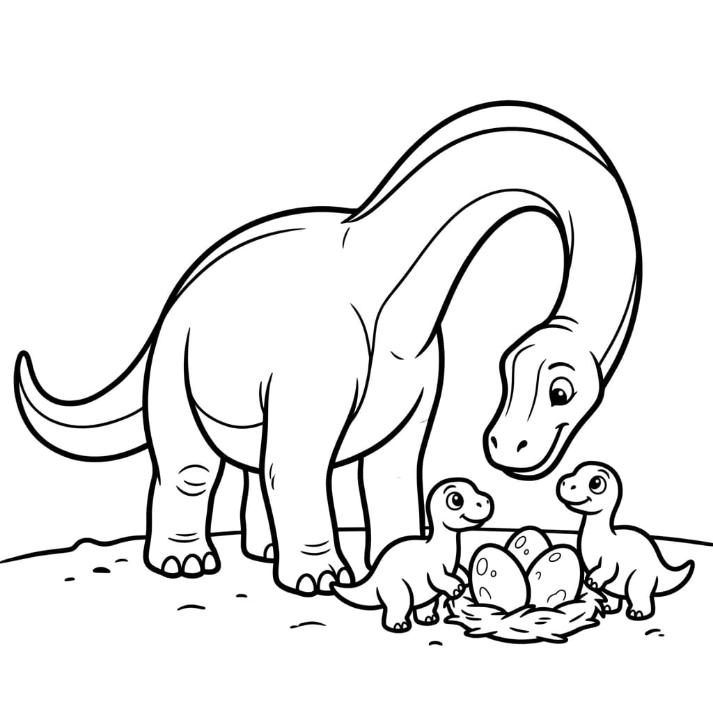 Free Printable Free Camarasaurus Facts & Coloring Pages for Kids PDF - High Resolution Sheet 4