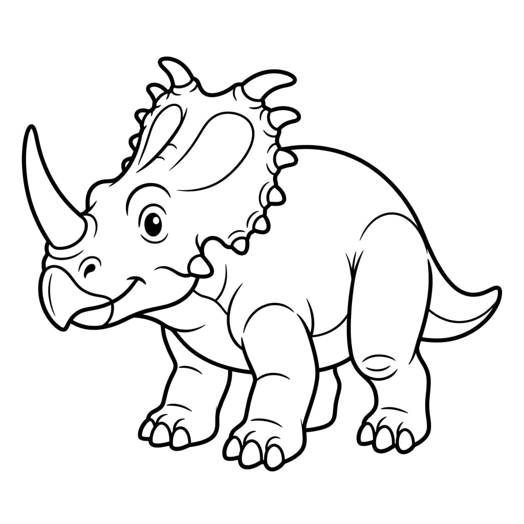 Free Printable Free Centrosaurus Facts & Coloring Pages for Kids PDF - High Resolution Sheet 1