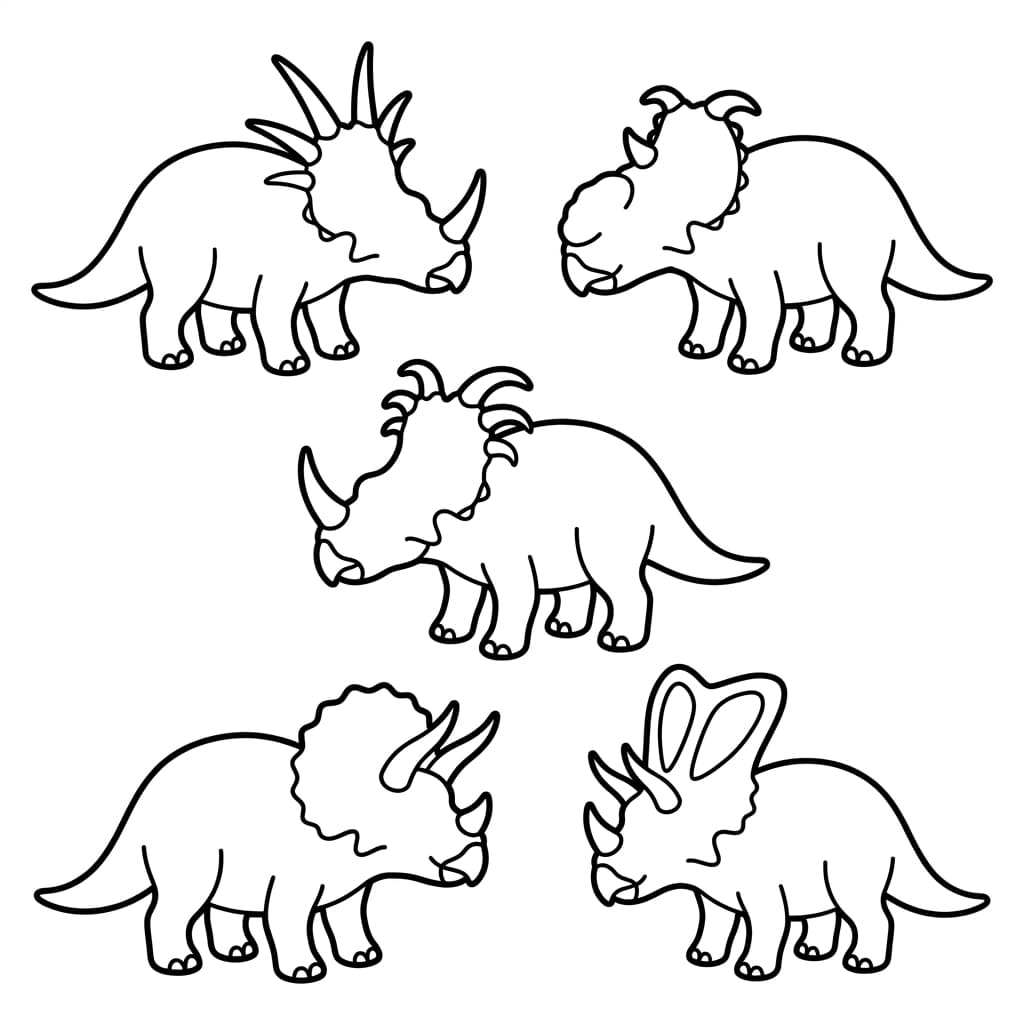 Free Printable Free Centrosaurus Facts & Coloring Pages for Kids PDF - High Resolution Sheet 3