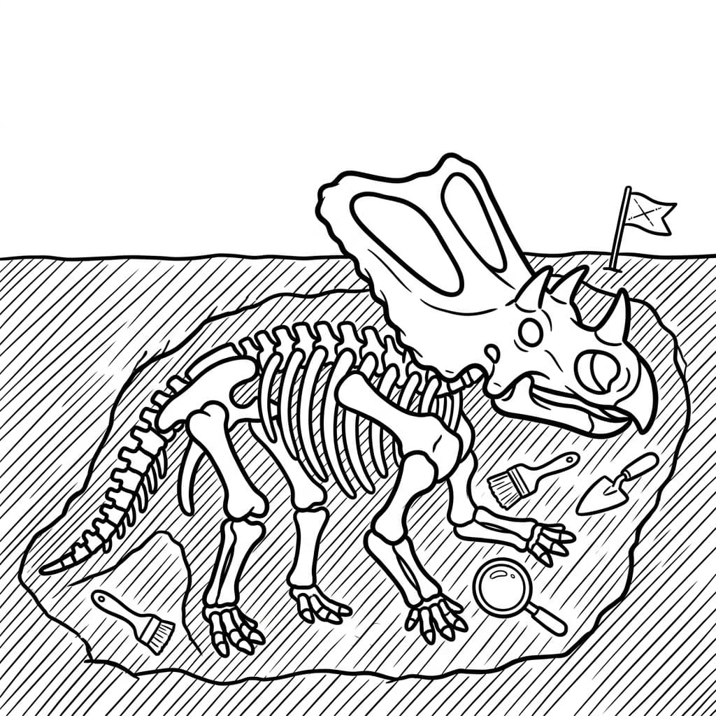 Free Printable Free Chasmosaurus Facts & Coloring Pages for Kids PDF - High Resolution Sheet 5