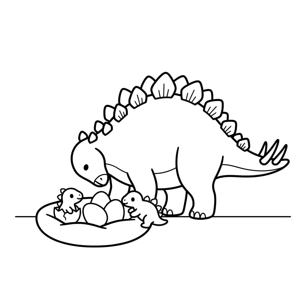 Free Printable Free Chungkingosaurus Facts & Coloring Pages for Kids PDF - High Resolution Sheet 4