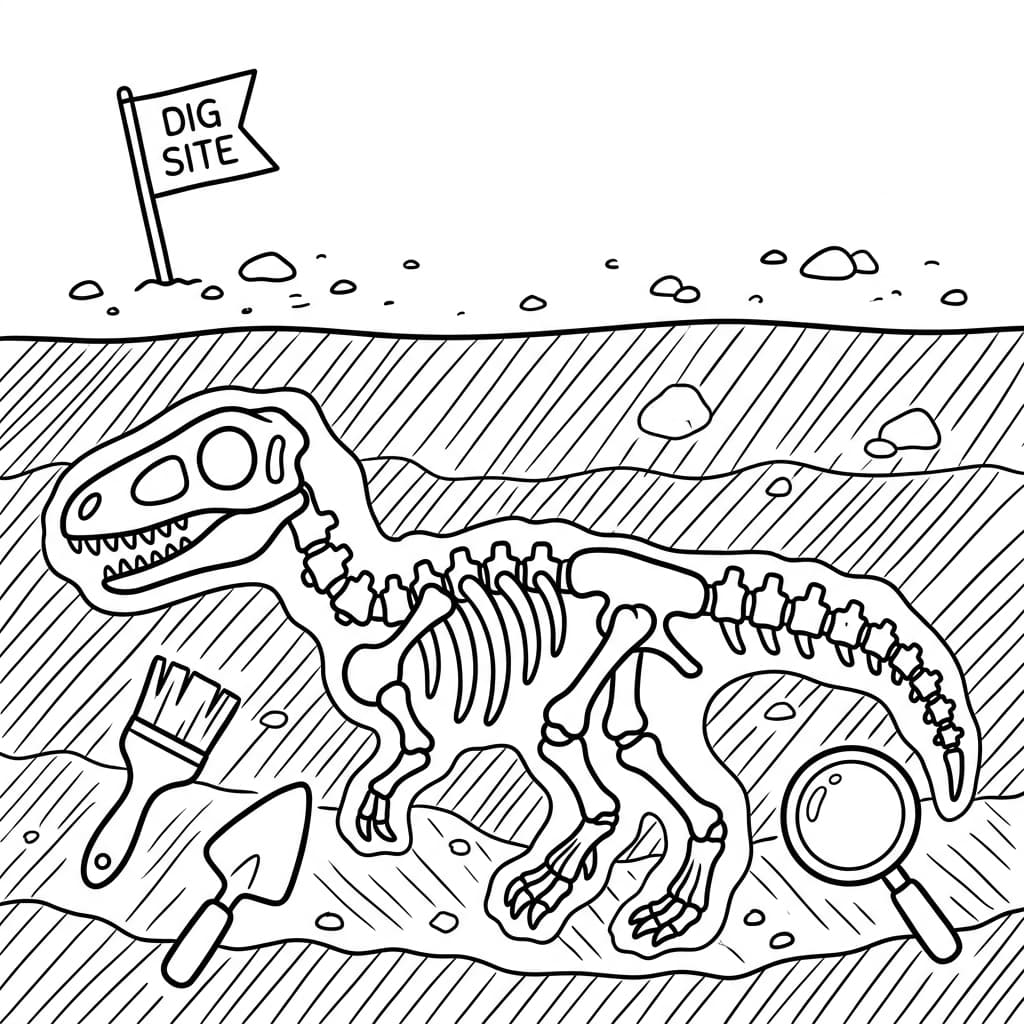 Free Printable Free Coelophysis Facts & Coloring Pages for Kids PDF - High Resolution Sheet 5