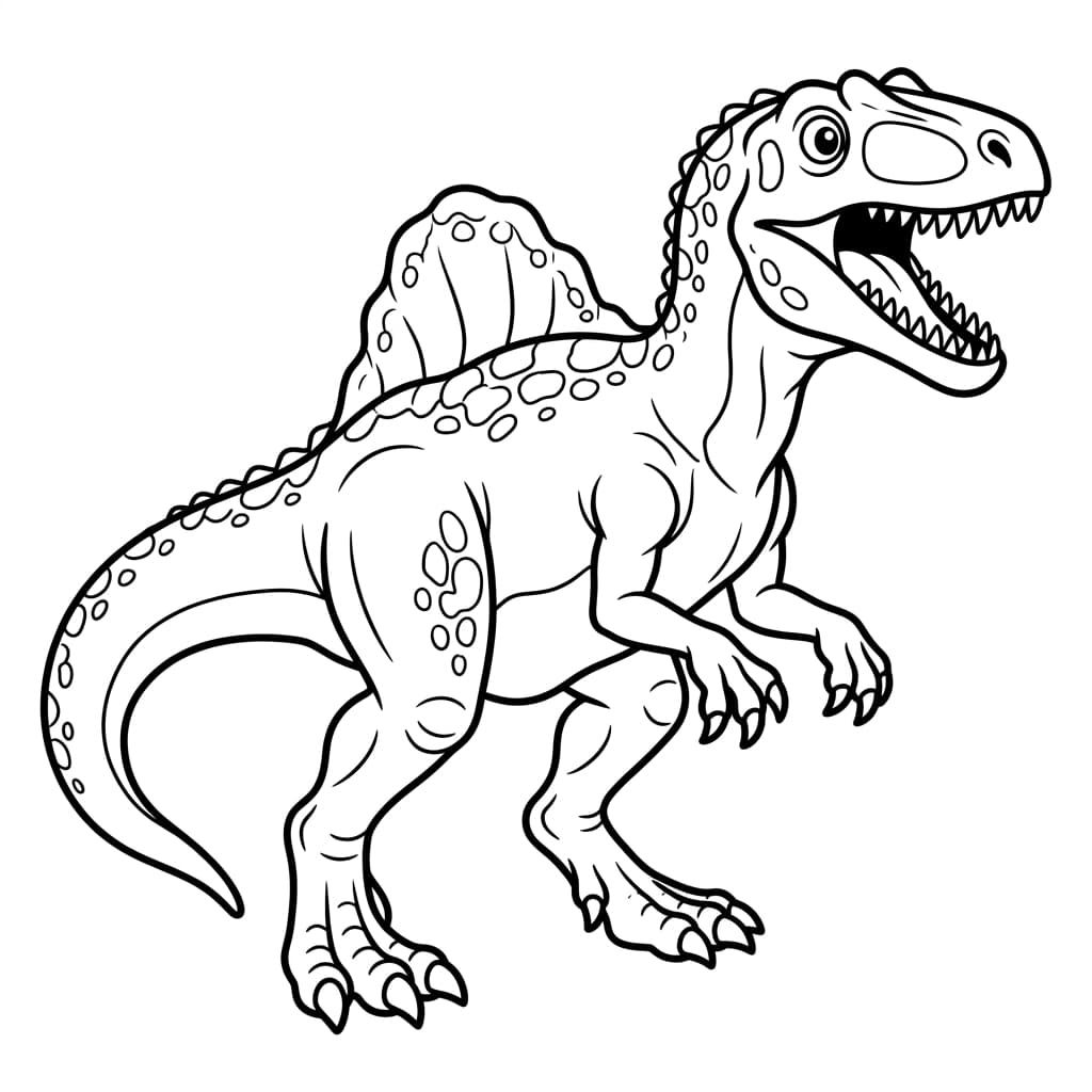 Free Printable Free Concavenator Facts & Coloring Pages for Kids PDF - High Resolution Sheet 1