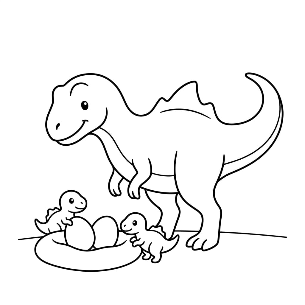 Free Printable Free Concavenator Facts & Coloring Pages for Kids PDF - High Resolution Sheet 4