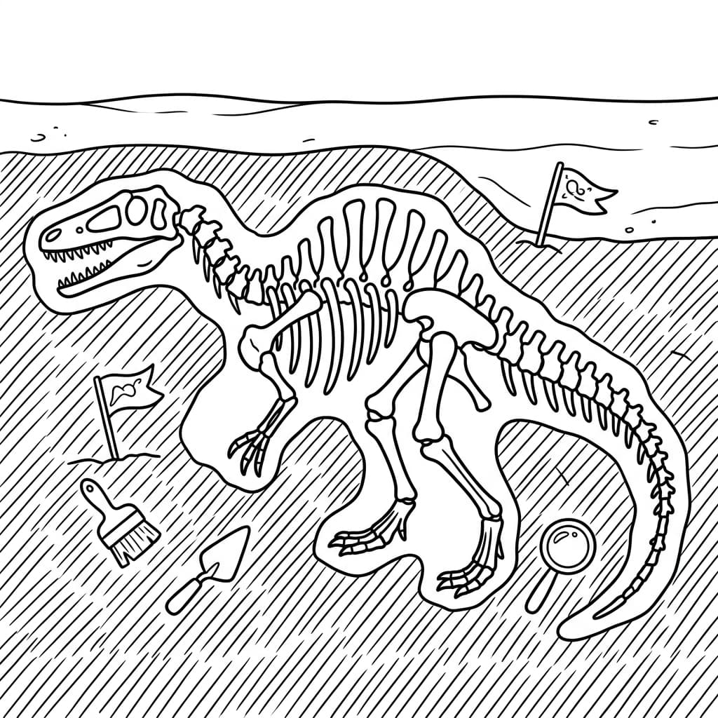Free Printable Free Concavenator Facts & Coloring Pages for Kids PDF - High Resolution Sheet 5