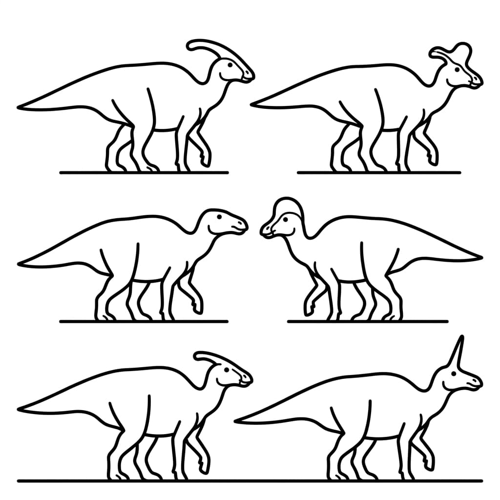 Free Printable Free Corythosaurus Facts & Coloring Pages for Kids PDF - High Resolution Sheet 3