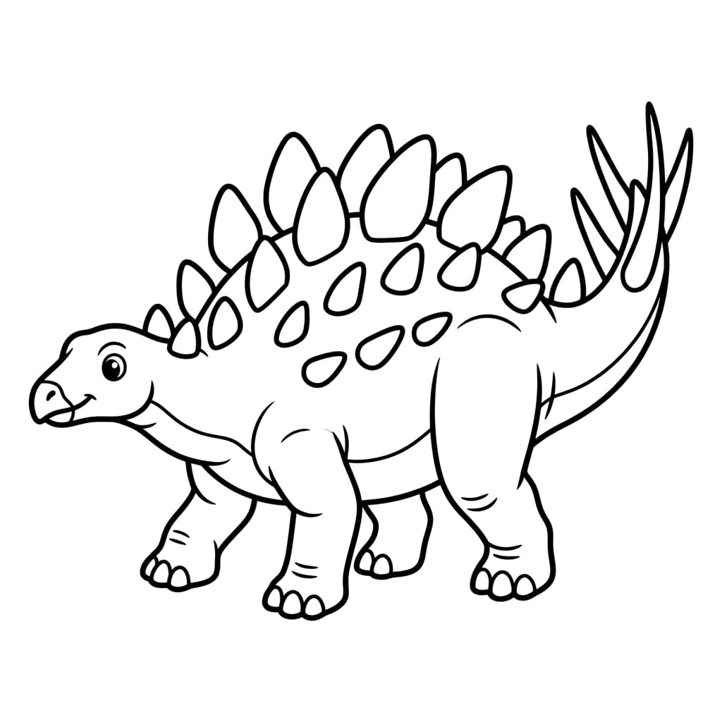 Free Printable Free Dacentrurus Facts & Coloring Pages for Kids PDF - High Resolution Sheet 1