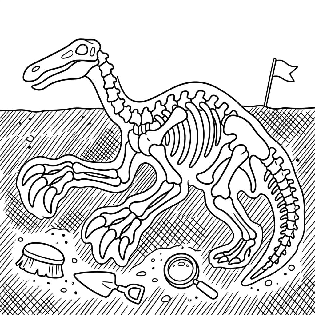 Free Printable Free Deinocheirus Facts & Coloring Pages for Kids PDF - High Resolution Sheet 5
