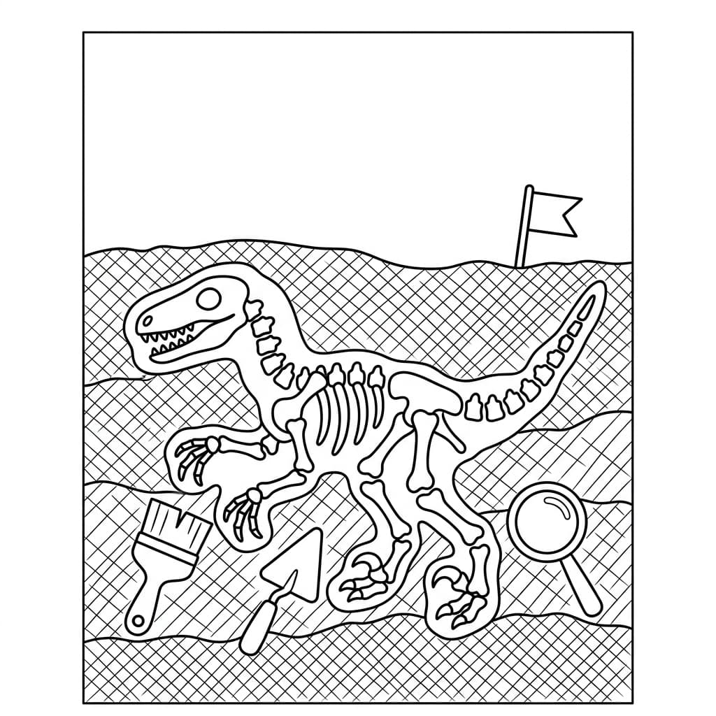 Free Printable Free Deinonychus Facts & Coloring Pages for Kids PDF - High Resolution Sheet 5