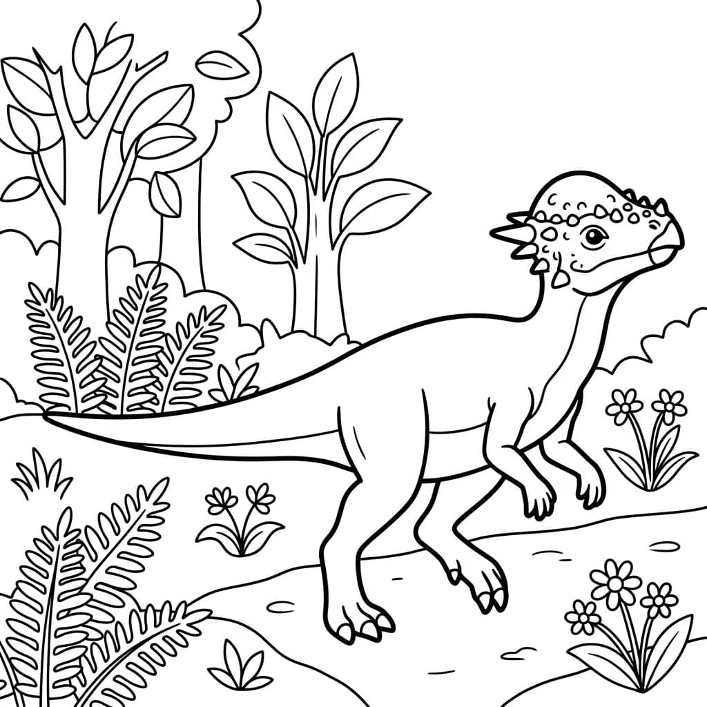Free Printable Free Dracorex Facts & Coloring Pages for Kids PDF - High Resolution Sheet 2