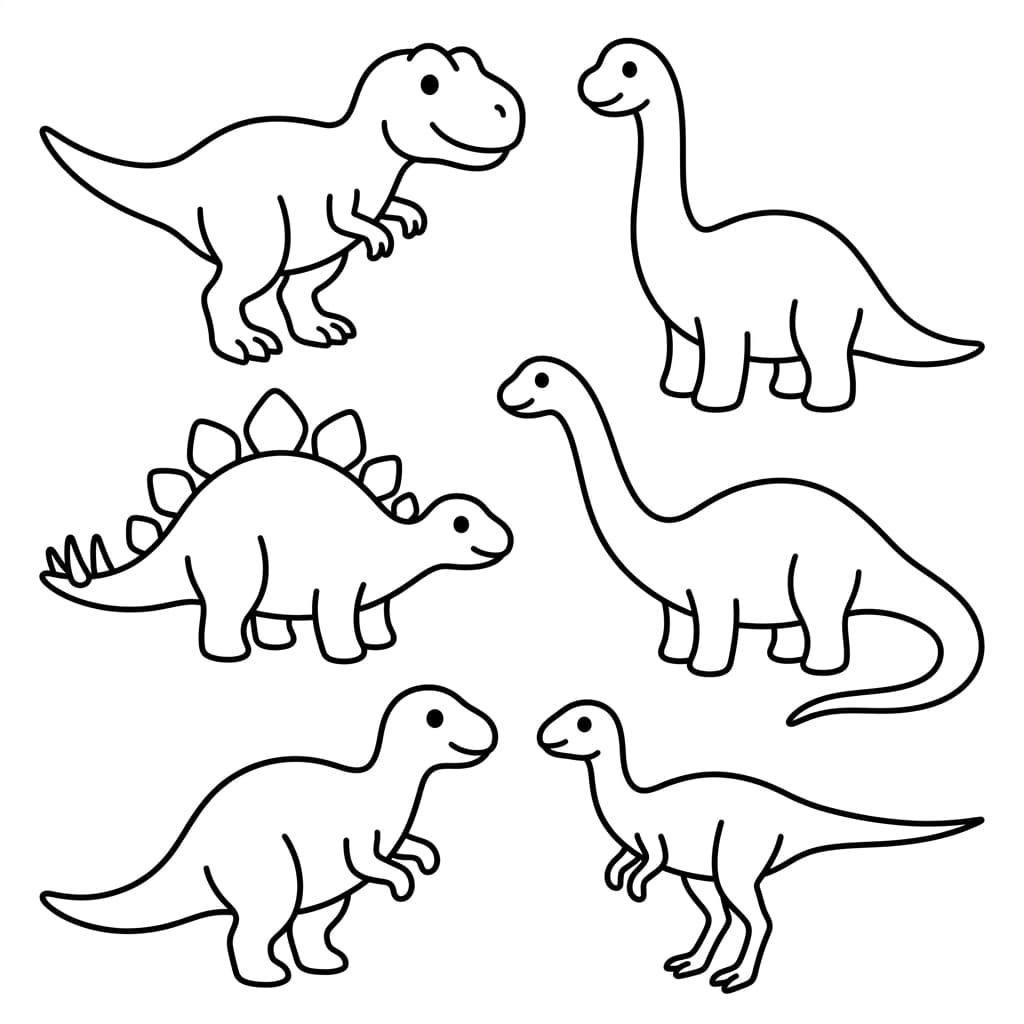 Free Printable Free Dryosaurus Facts & Coloring Pages for Kids PDF - High Resolution Sheet 3