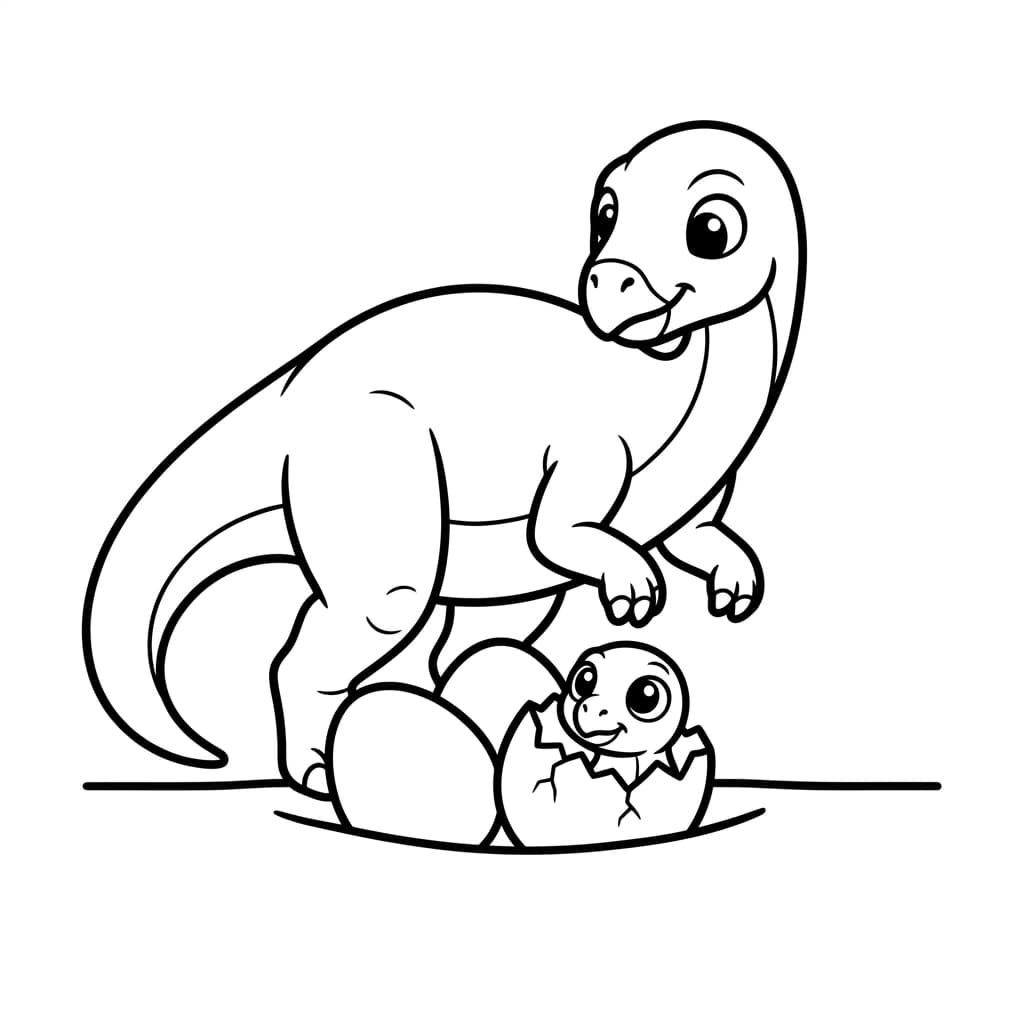 Free Printable Free Dryosaurus Facts & Coloring Pages for Kids PDF - High Resolution Sheet 4