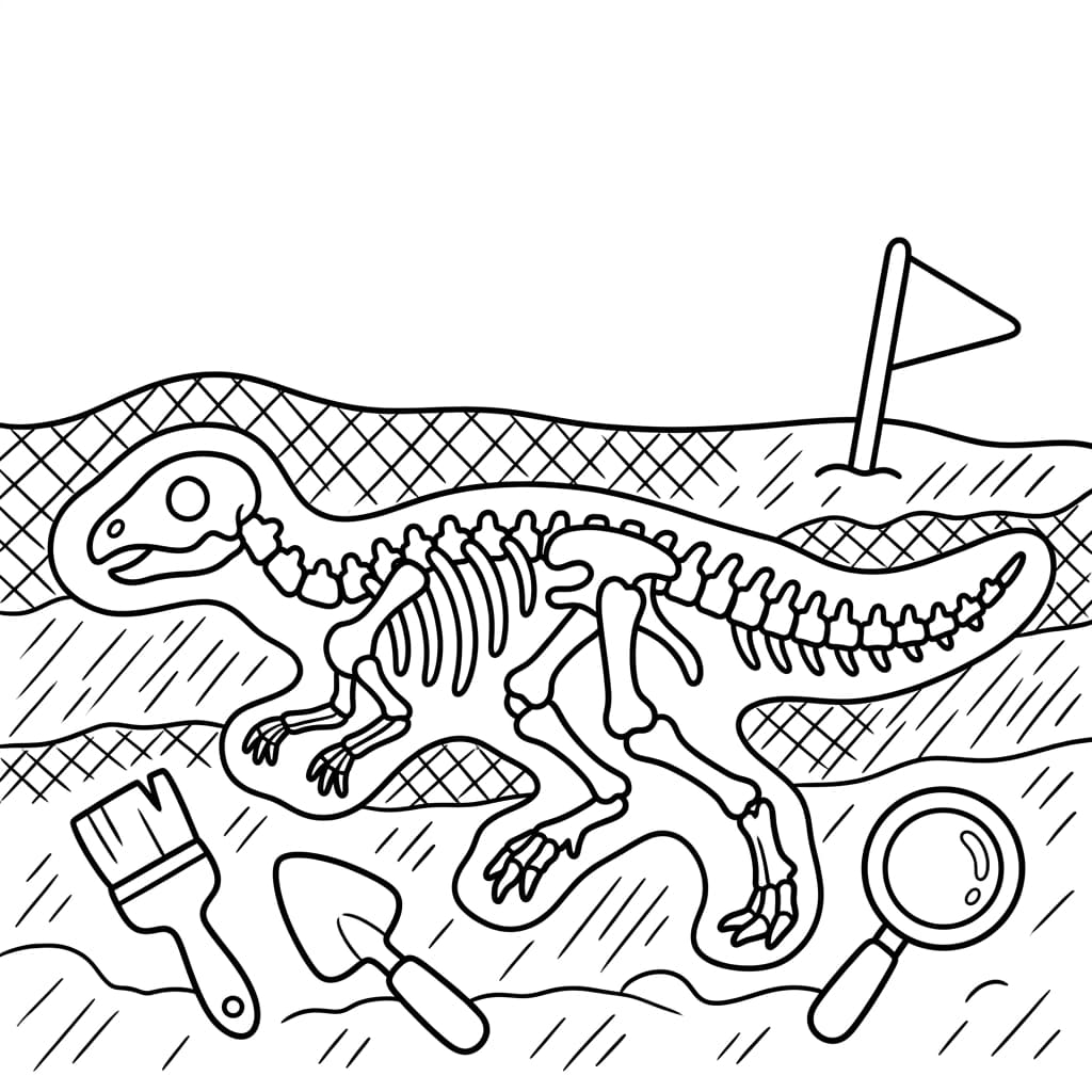 Free Printable Free Dryosaurus Facts & Coloring Pages for Kids PDF - High Resolution Sheet 5