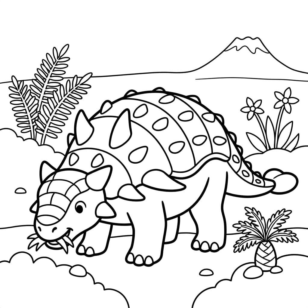 Free Printable Free Edmontonia Facts & Coloring Pages for Kids PDF - High Resolution Sheet 2
