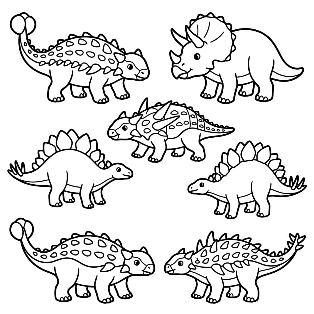 Free Printable Free Edmontonia Facts & Coloring Pages for Kids PDF - High Resolution Sheet 3
