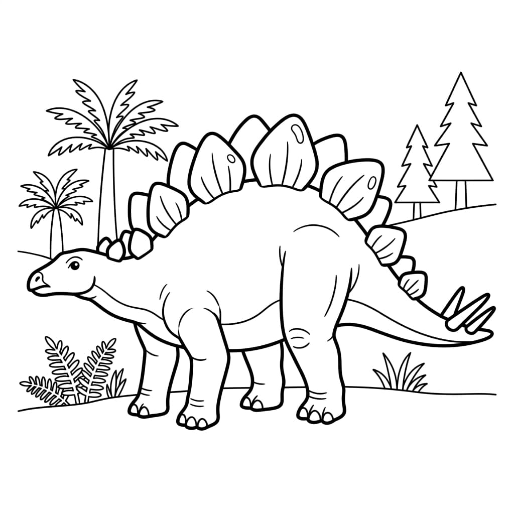 Free Printable Free Hesperosaurus Facts & Coloring Pages for Kids PDF - High Resolution Sheet 2