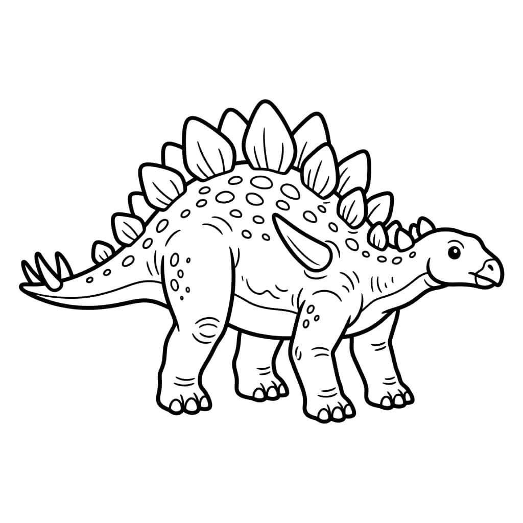 Free Printable Free Huayangosaurus Facts & Coloring Pages for Kids PDF - High Resolution Sheet 1