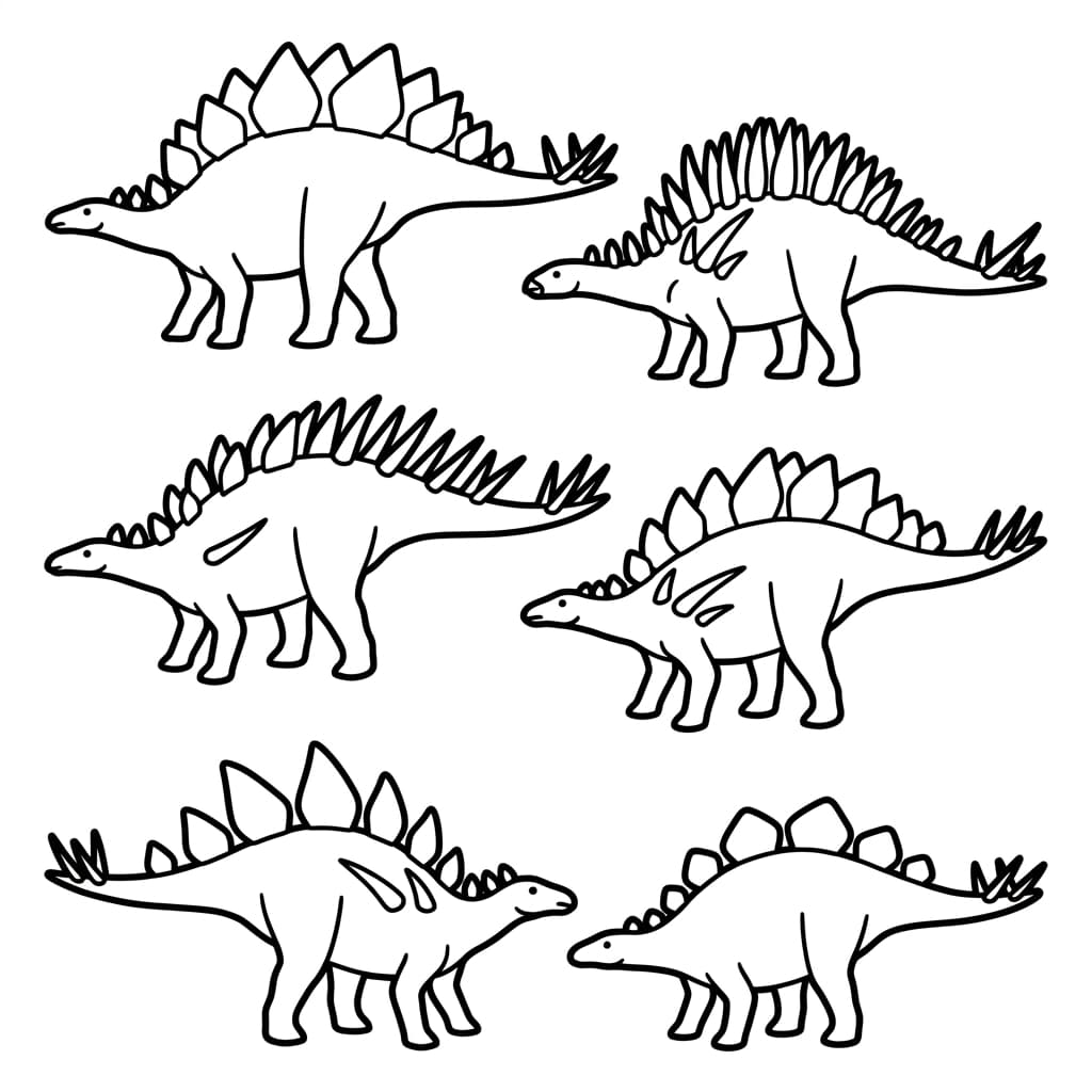 Free Printable Free Huayangosaurus Facts & Coloring Pages for Kids PDF - High Resolution Sheet 3
