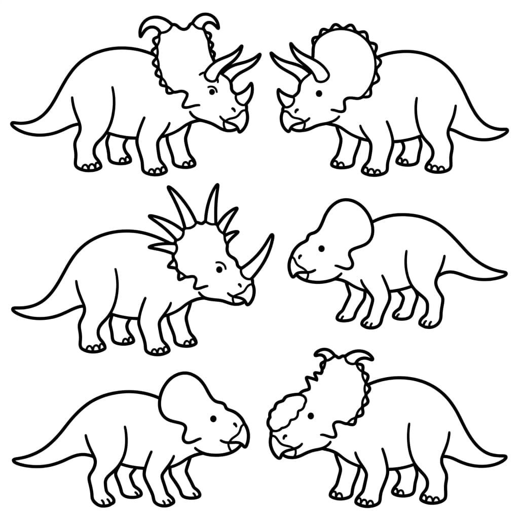 Free Printable Free Kosmoceratops Facts & Coloring Pages for Kids PDF - High Resolution Sheet 3