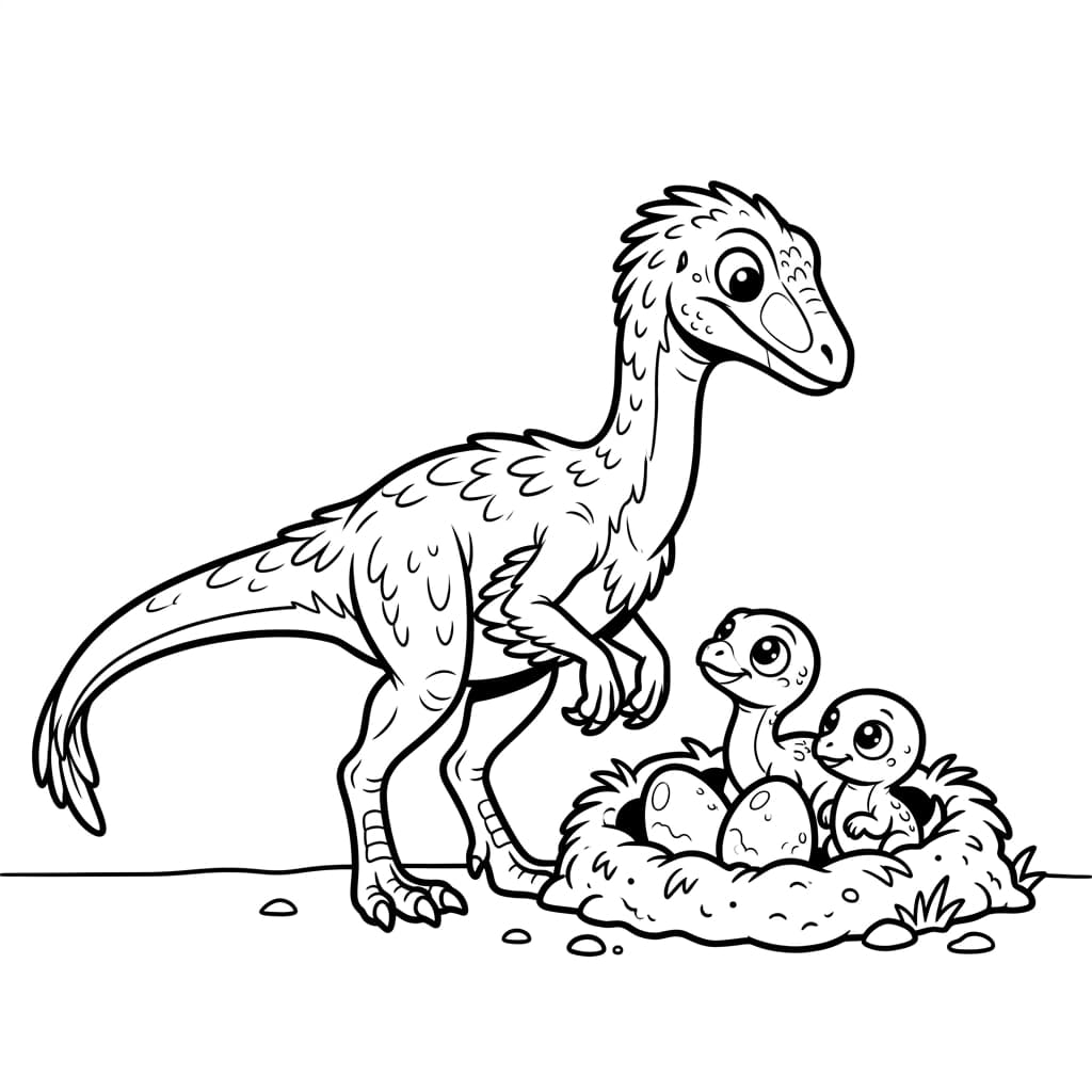 Free Printable Free Limusaurus Facts & Coloring Pages for Kids PDF - High Resolution Sheet 4
