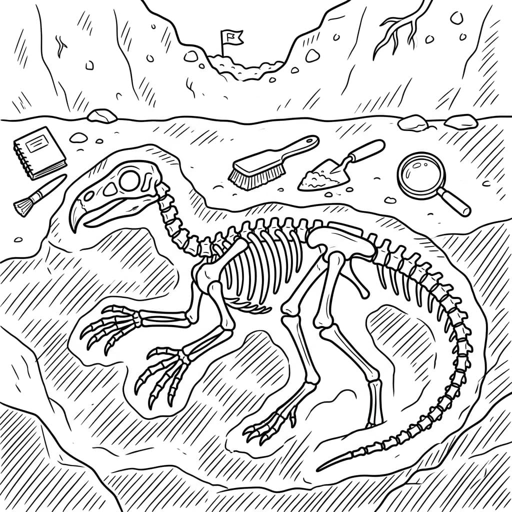 Free Printable Free Limusaurus Facts & Coloring Pages for Kids PDF - High Resolution Sheet 5
