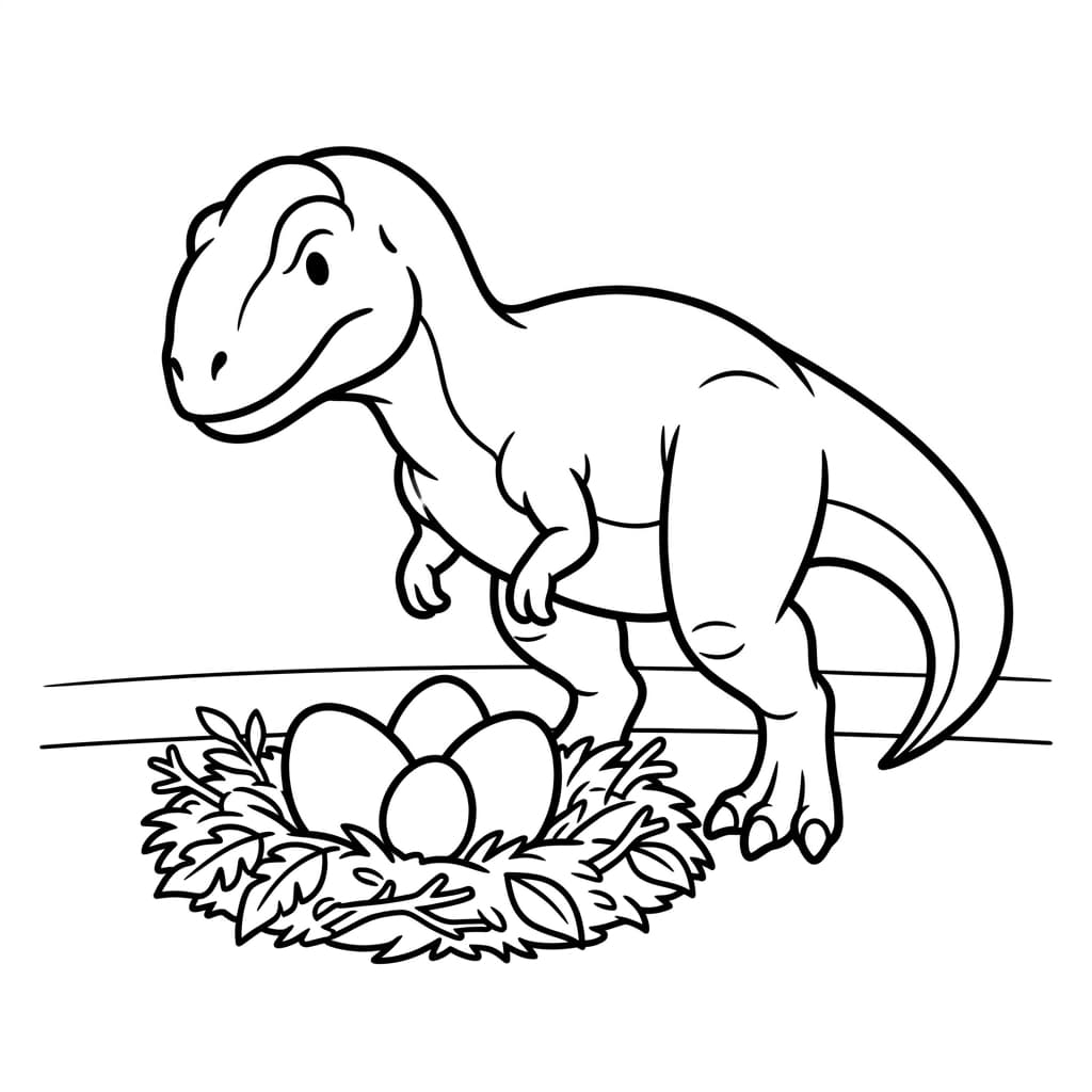 Free Printable Free Majungasaurus Facts & Coloring Pages for Kids PDF - High Resolution Sheet 4