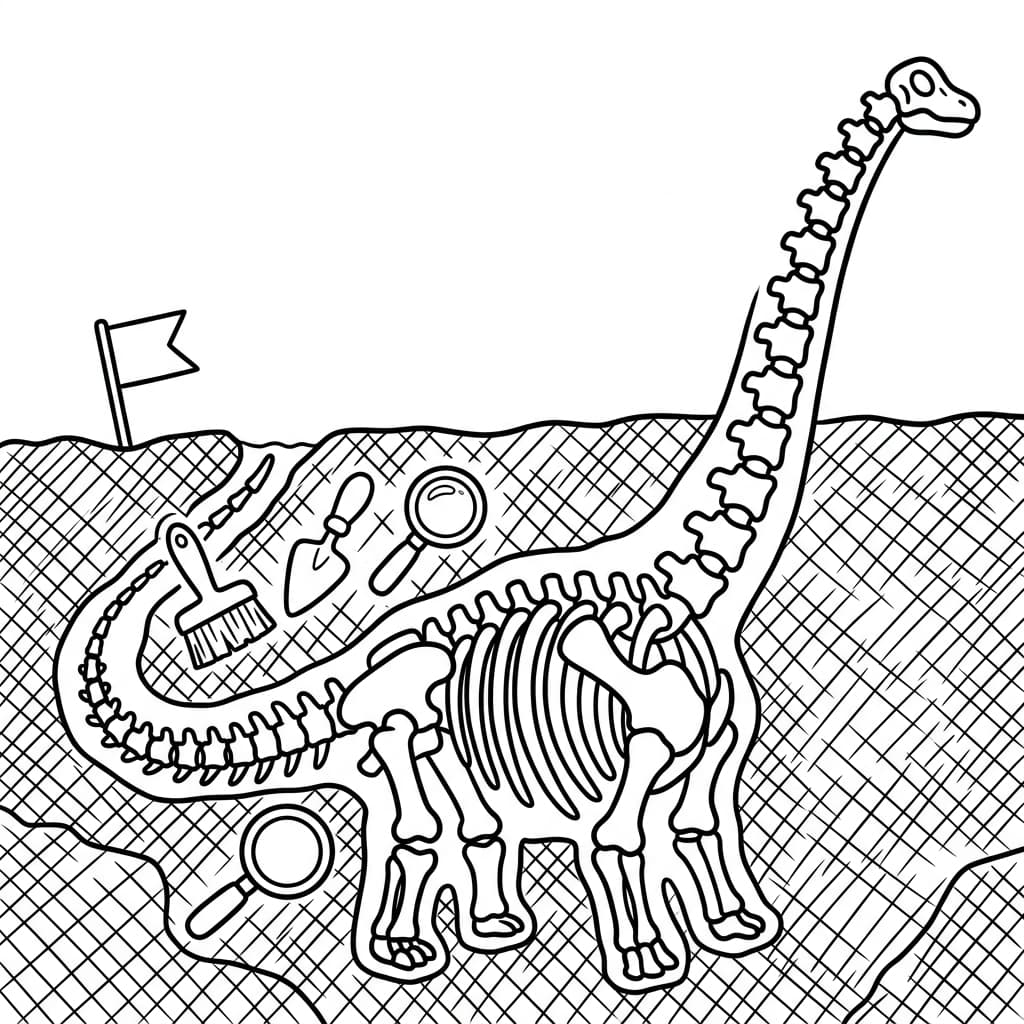 Free Printable Free Mamenchisaurus Facts & Coloring Pages for Kids PDF - High Resolution Sheet 5