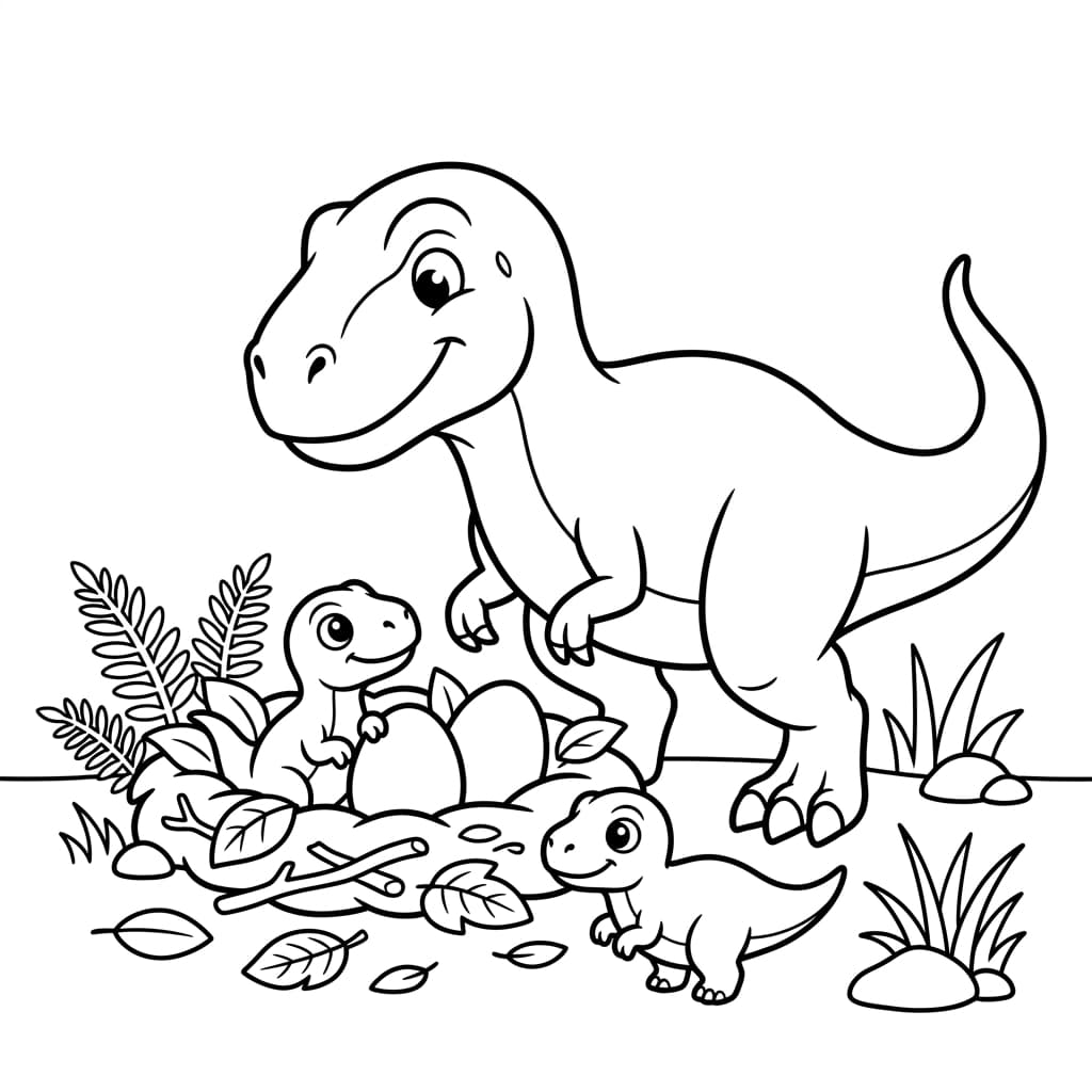 Free Printable Free Megalosaurus Facts & Coloring Pages for Kids PDF - High Resolution Sheet 4