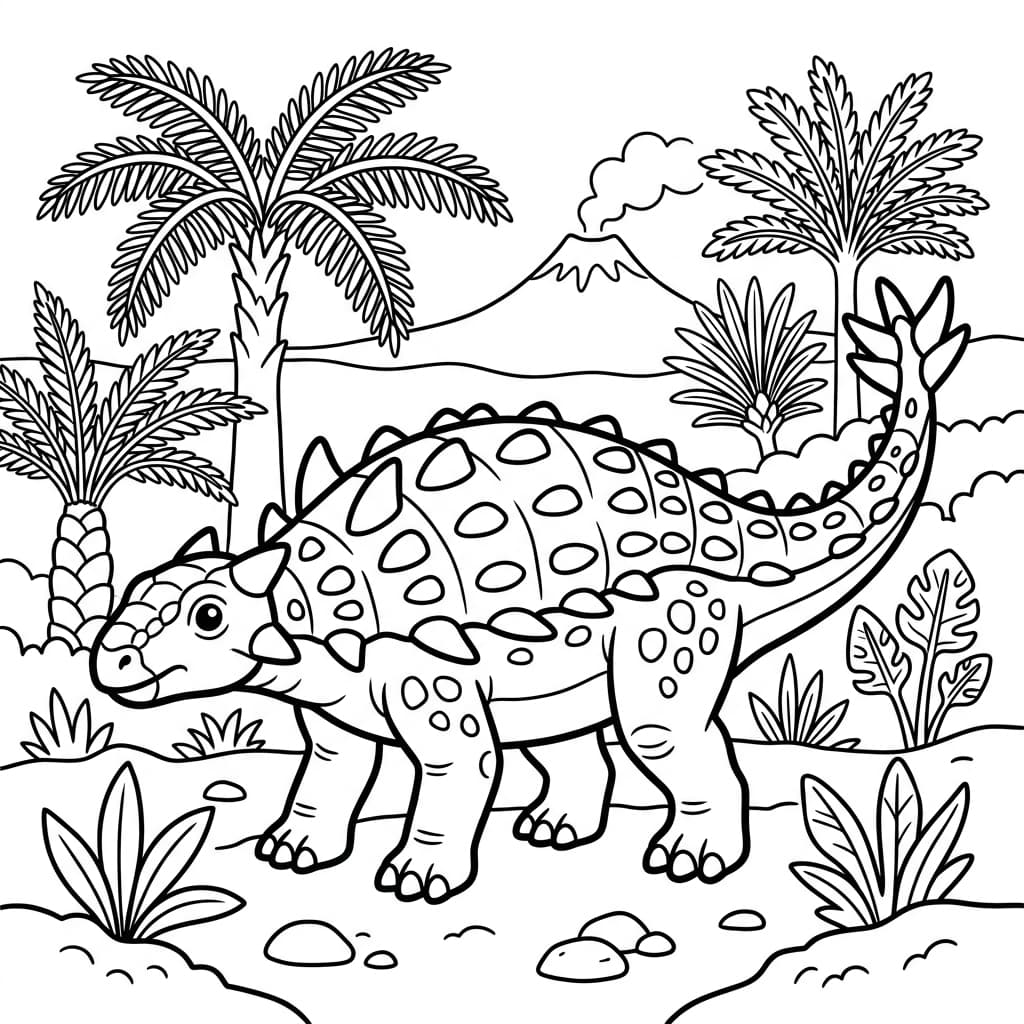Free Printable Free Minmi Facts & Coloring Pages for Kids PDF - High Resolution Sheet 2