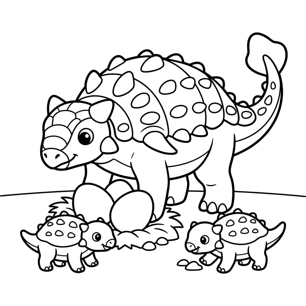 Free Printable Free Minmi Facts & Coloring Pages for Kids PDF - High Resolution Sheet 4